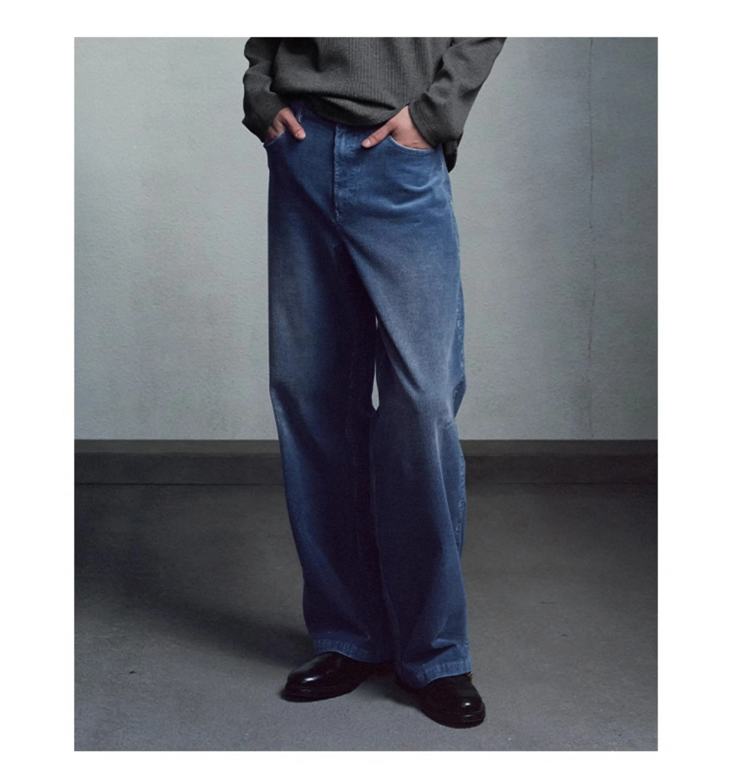 Vintage wash casual pants