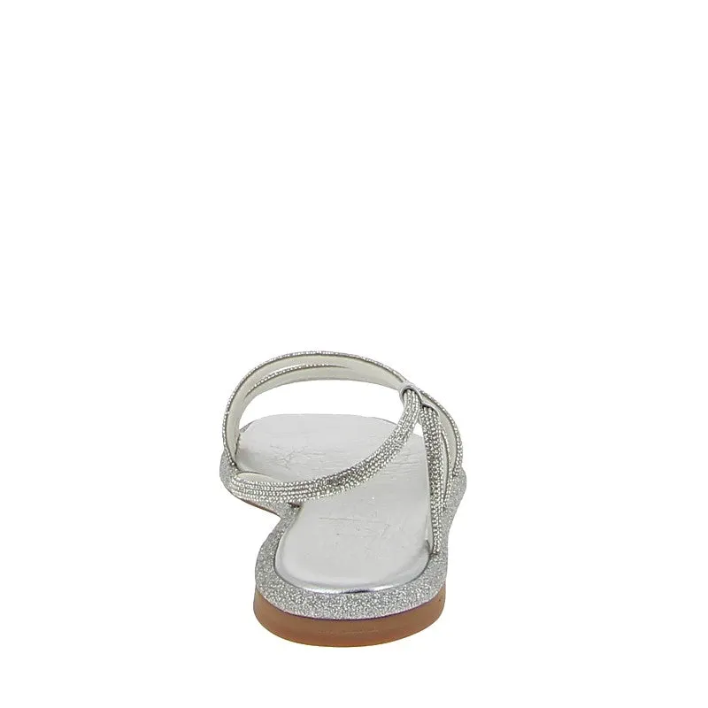 Wave 23723 Silver Slingback Sandal