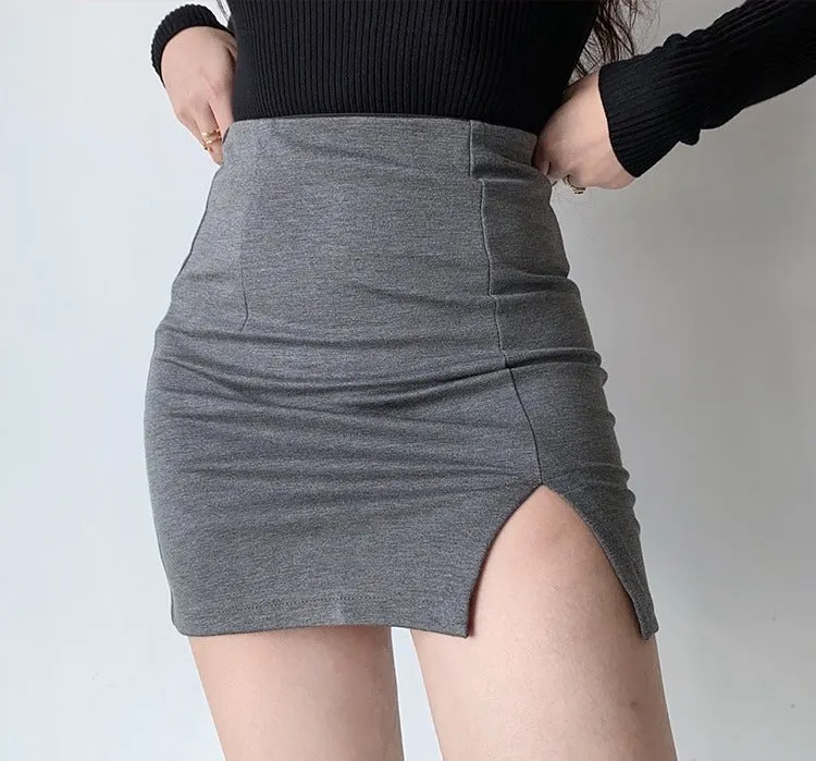 Wenkouban - Good Times Split Skirt