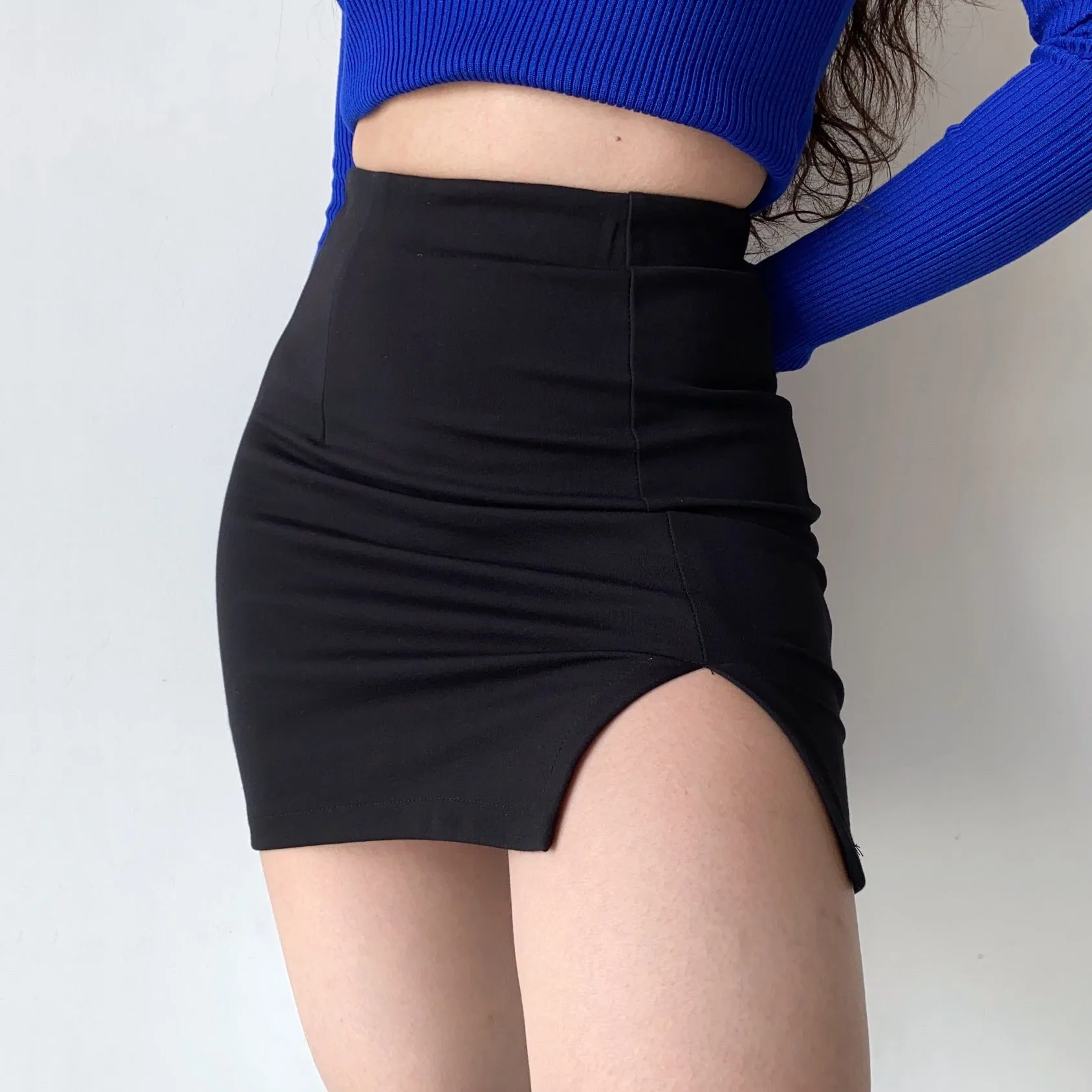 Wenkouban - Good Times Split Skirt