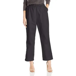 Women Cotton Pull-On Pant With Elastic Waist