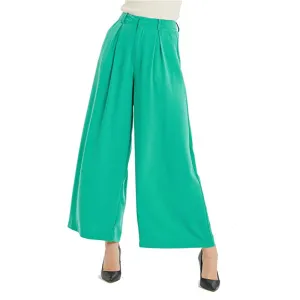 Women High Waist Casual Wide Leg Long Palazzo Regular Pants