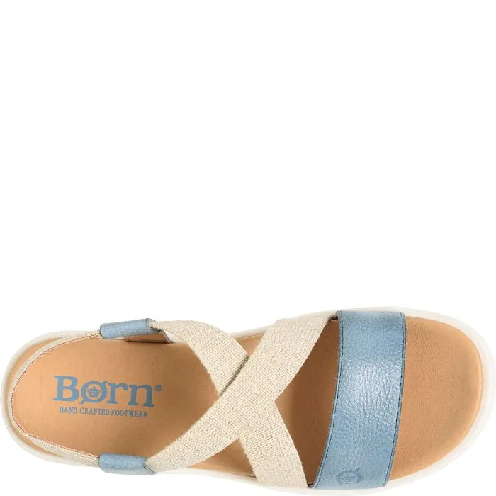 Women's Born Kasady Sandal Color: Blue Azzuro
